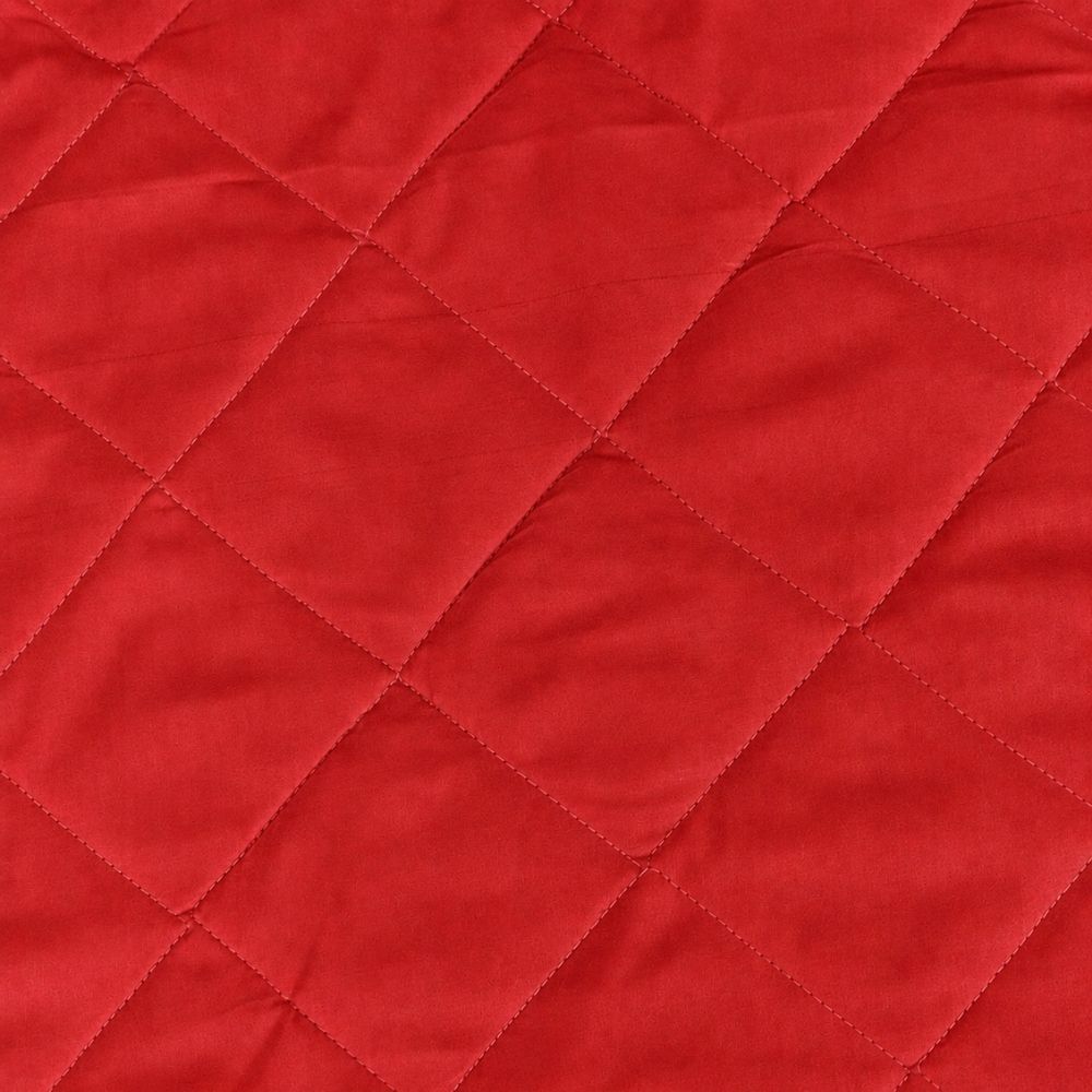 Quilted Waterproof Mattress Protector Color With Elastic Fitting - REDISH MAROON