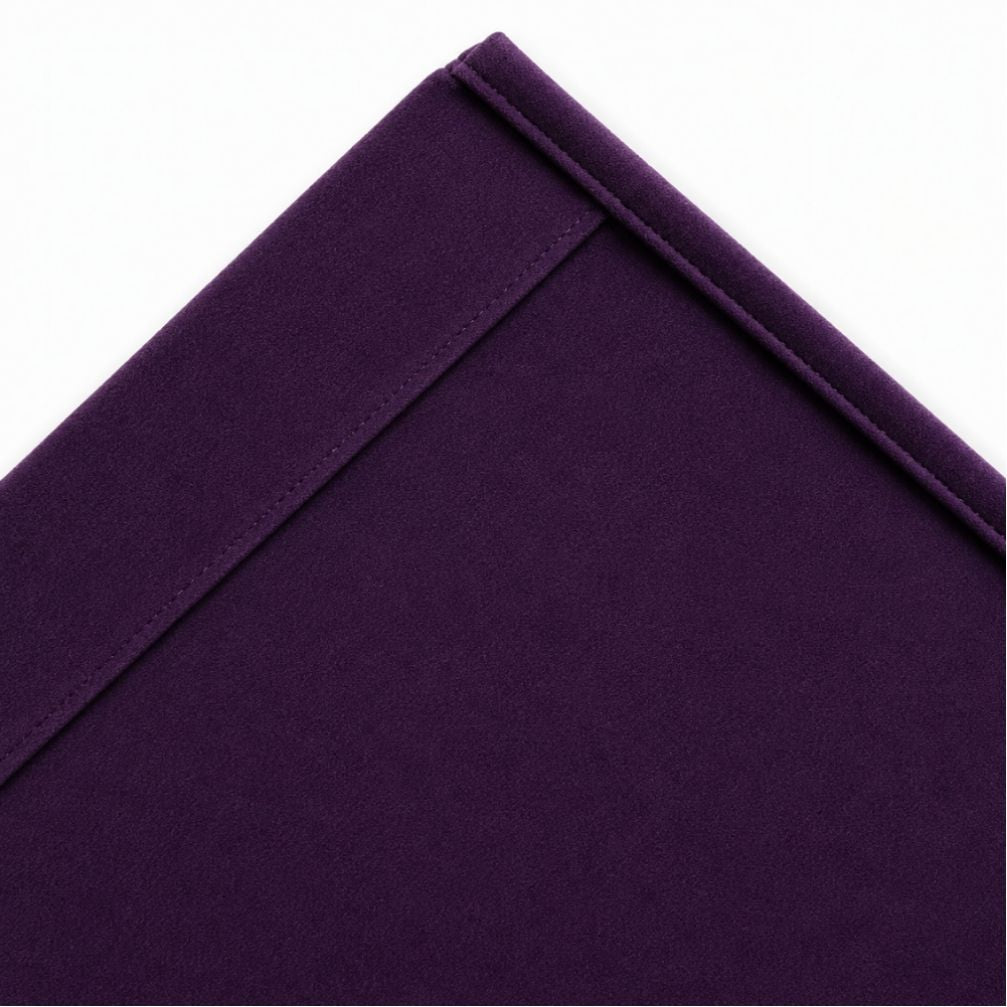 Premium Velvet Curtain for Bedrooms & Living Rooms - Dark Purple