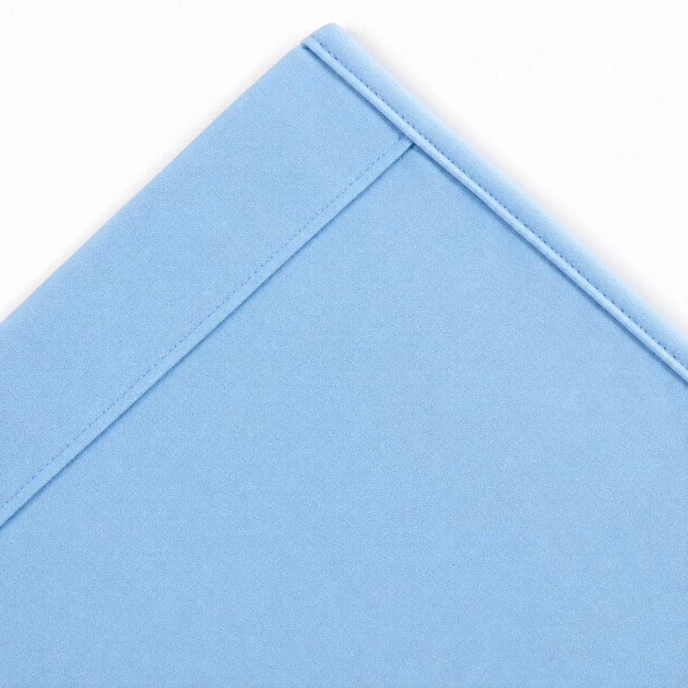Premium Velvet Curtain for Bedrooms & Living Rooms - Sky Blue