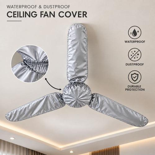 Dust & Waterproof Ceiling Fan Cover - Universal Size