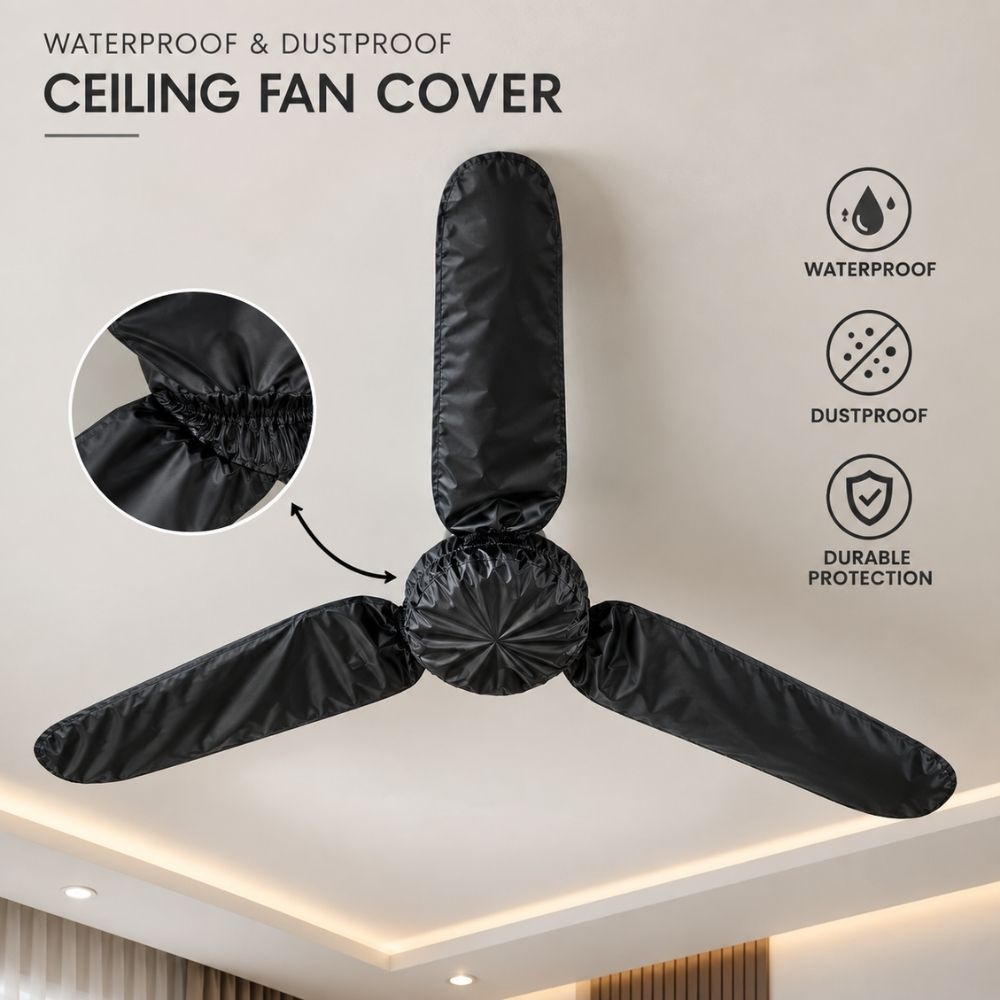 Dust & Waterproof Ceiling Fan Cover - Universal Size