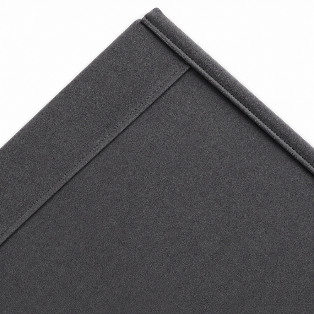Premium Velvet Curtain for Bedrooms & Living Rooms - Dark Gray