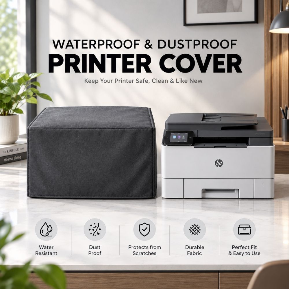 Waterproof & Dustproof Printer Cover With Elastic Fitting