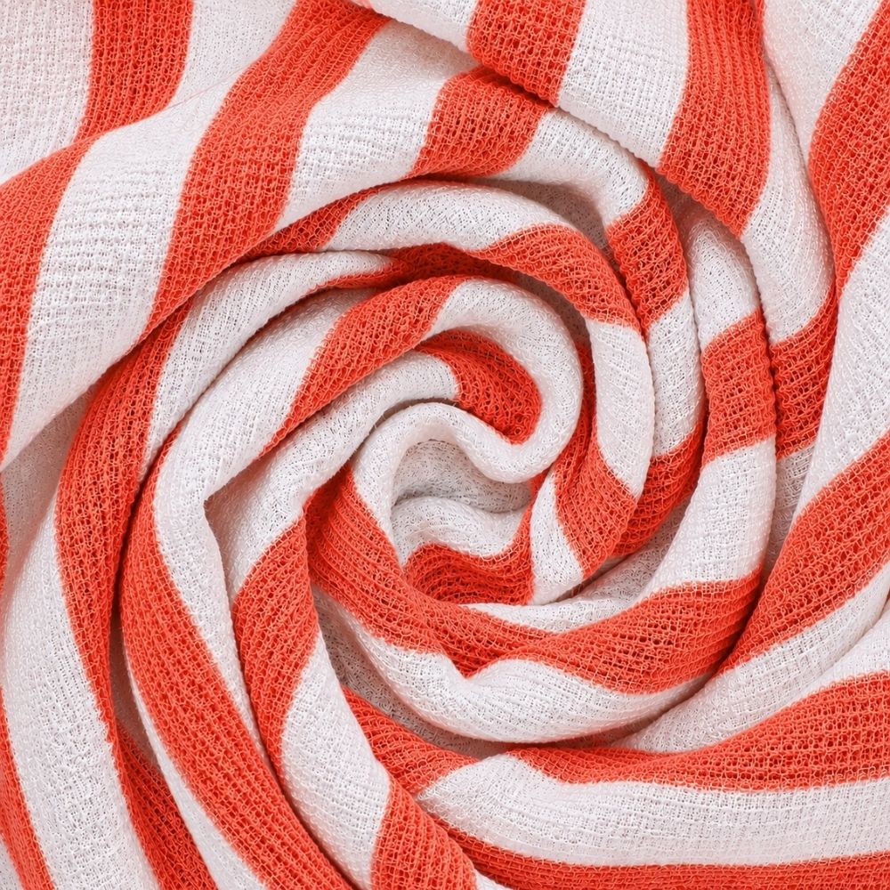 Terry Towel Waterproof Mattress Protector With Elastic Fitting – Orange