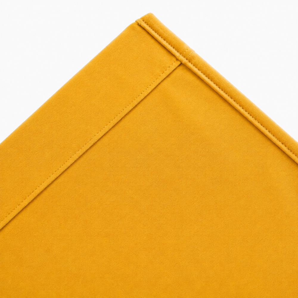 Premium Velvet Curtain for Bedrooms & Living Rooms - Yellow