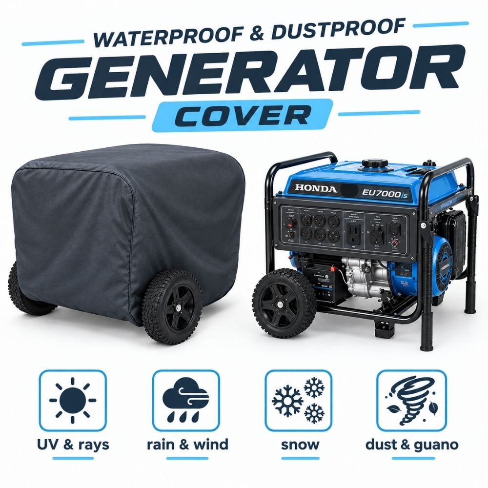 Waterproof & Dustproof Generator Cover With Elastic Fitting