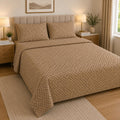 Golden Printed Bedsheet