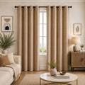 Premium Velvet Curtain for Bedrooms & Living Rooms - Brown
