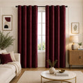 Premium Velvet Curtain for Bedrooms & Living Rooms - Maroon