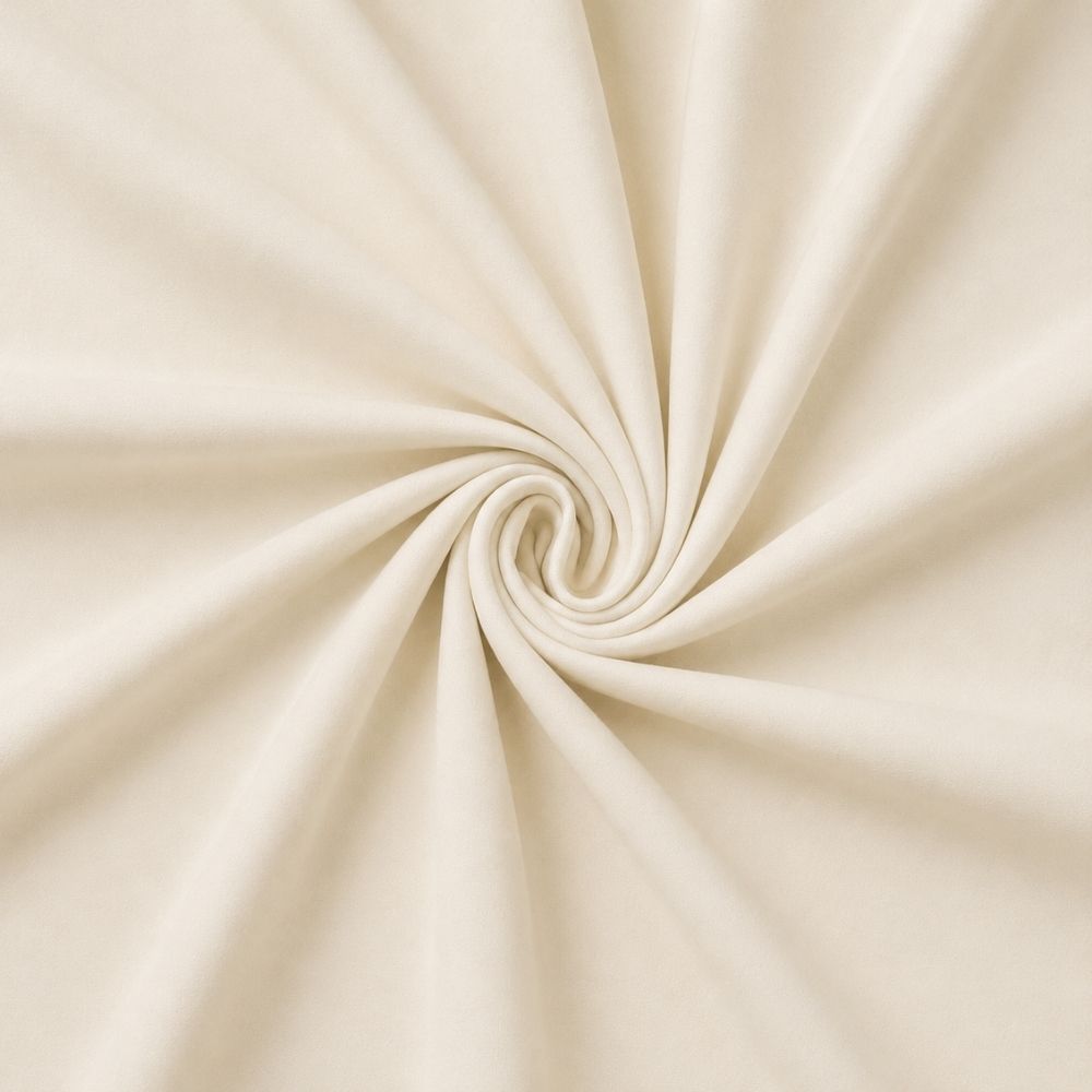 Premium Velvet Curtain for Bedrooms & Living Rooms - White