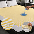 Terry Towel Waterproof Mattress Protector With Elastic Fitting – Yellow